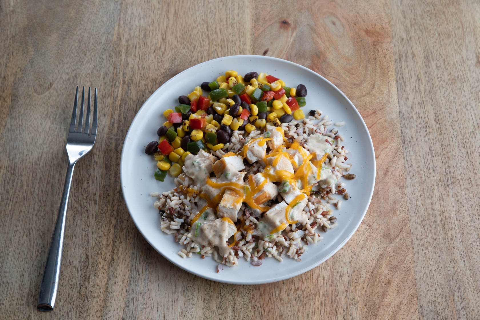 Chipotle Lime Chicken Bowl and Vegetables